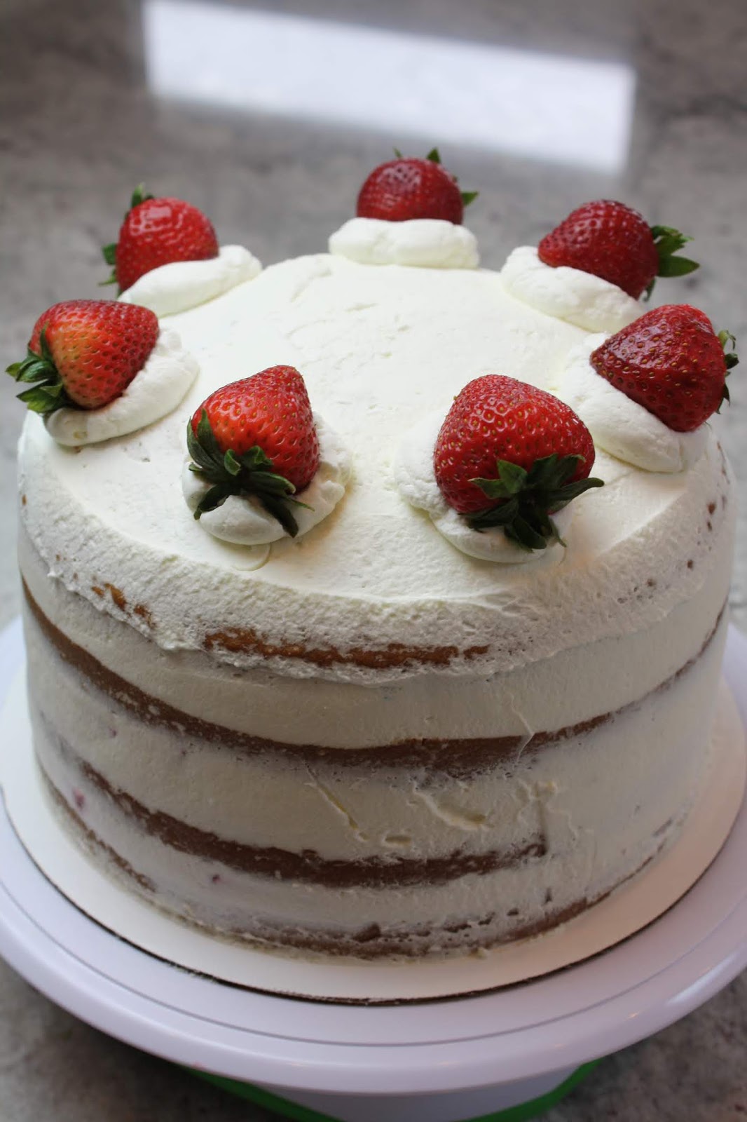 Gluten Free Strawberries and Cream Cake Kimberly's GlutenFree Kitchen