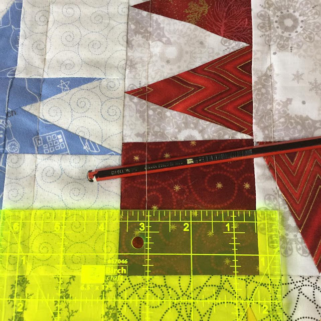 Wendy's Quilts and More Long arm basting for hand quilting