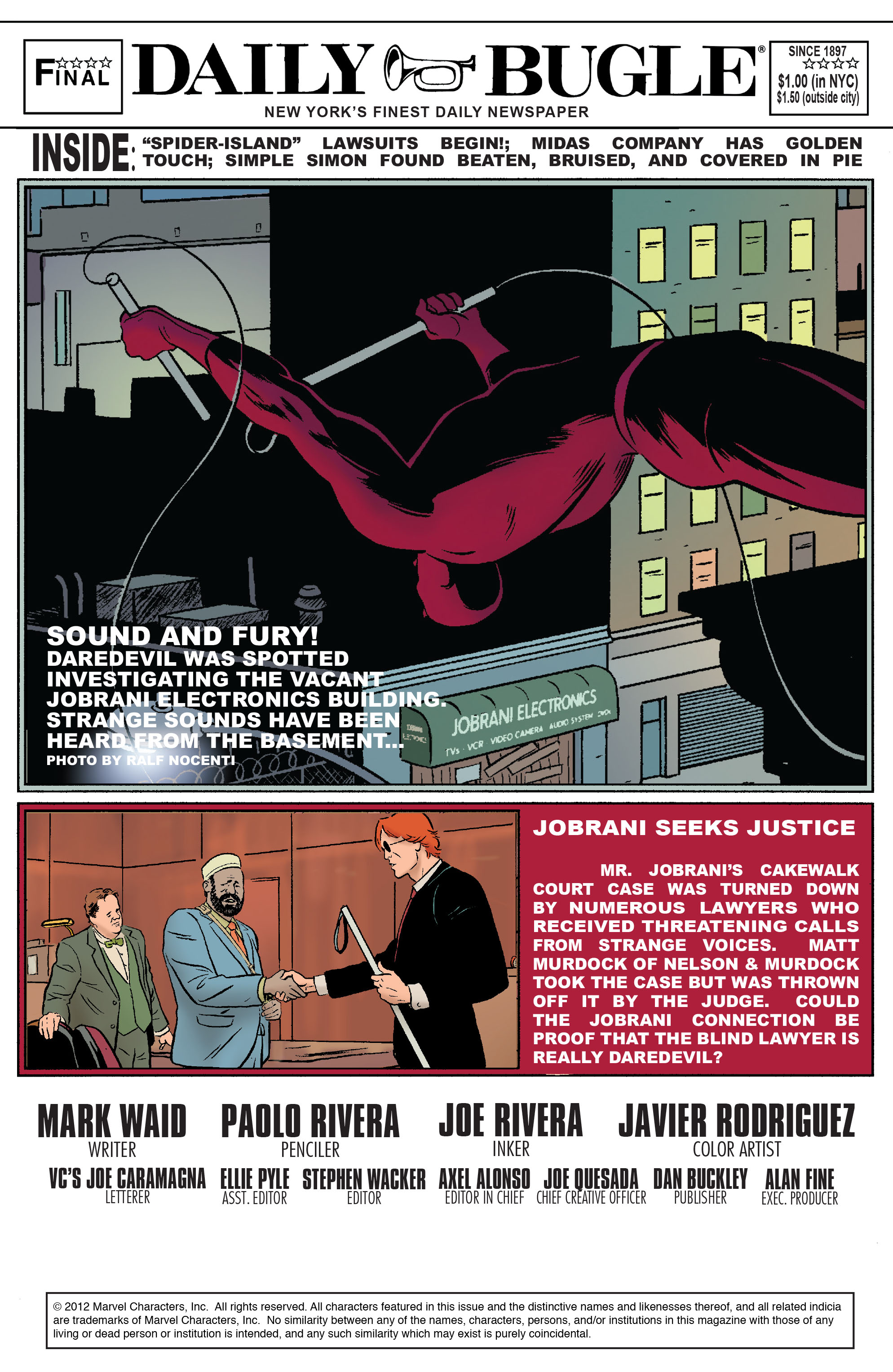 Read online Daredevil (2011) comic -  Issue #3 - 2