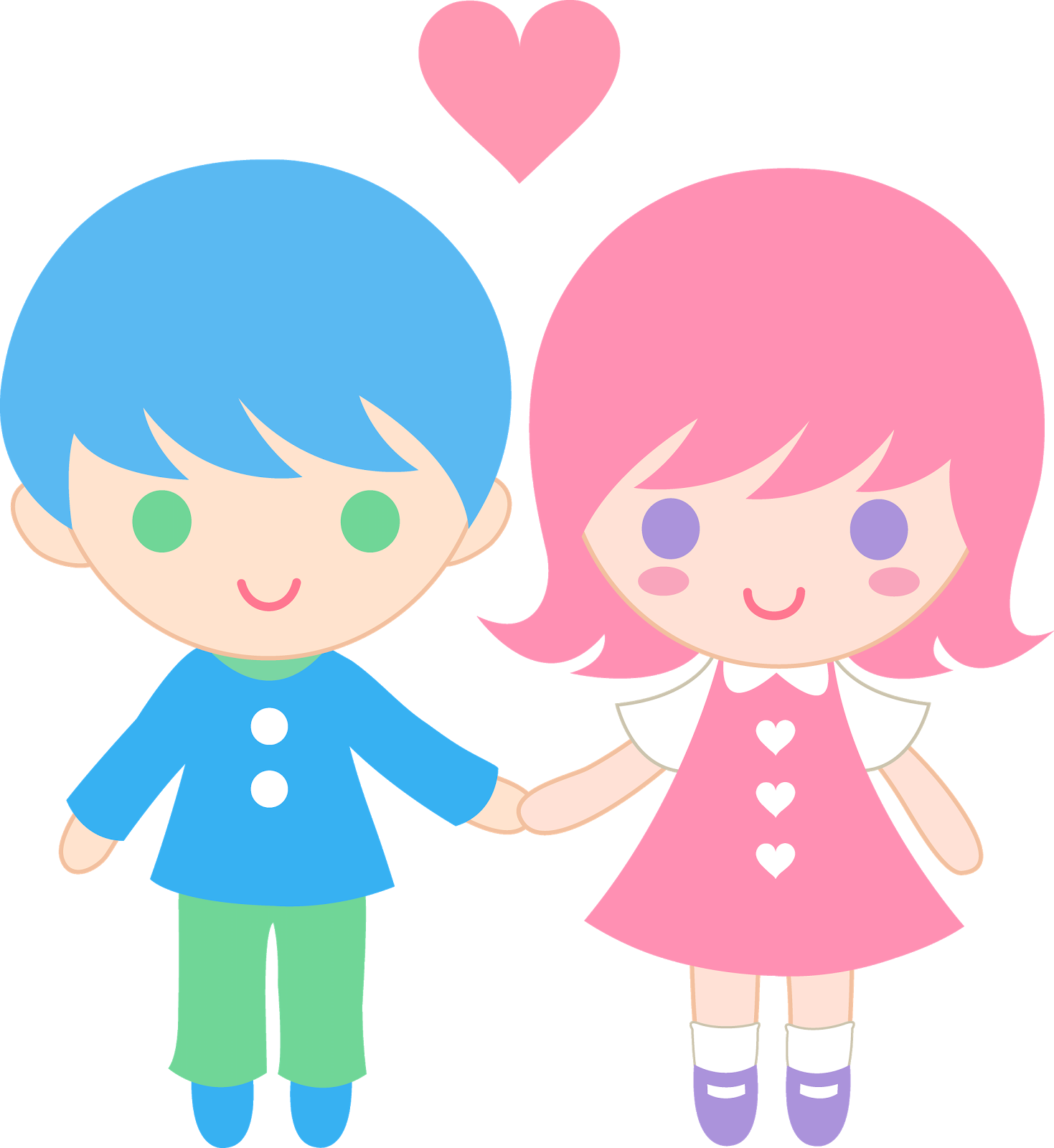 clipart of a boy and a girl - photo #21