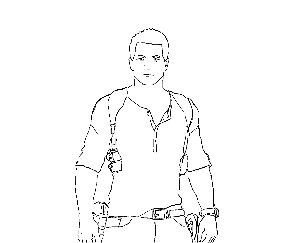 uncharted 3 coloring pages - photo #2