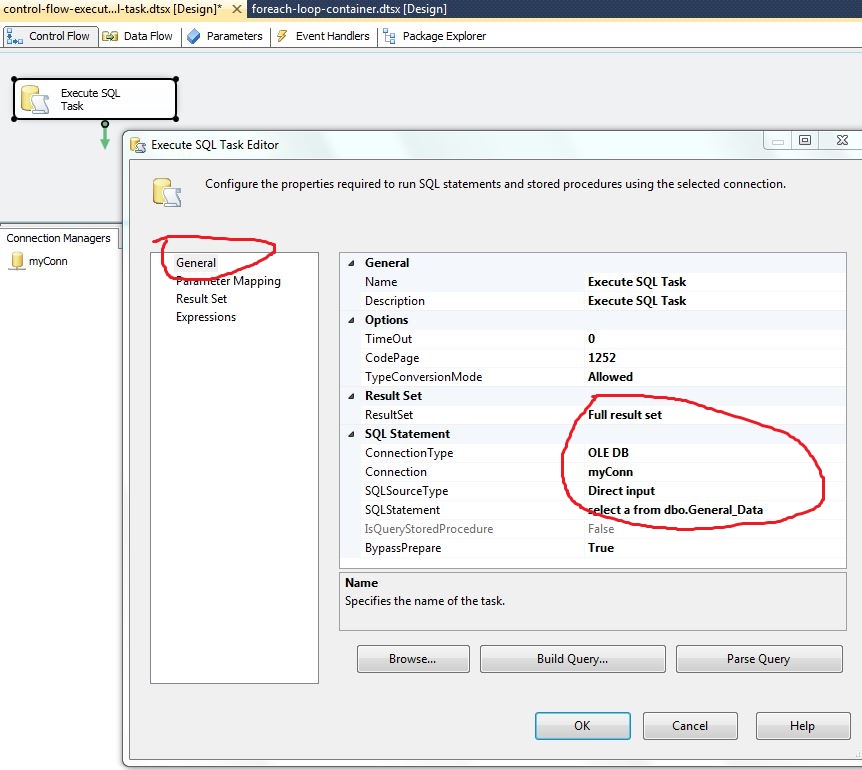 How To Create A Temporary Table In Ssis Control Flow Task And Then Use