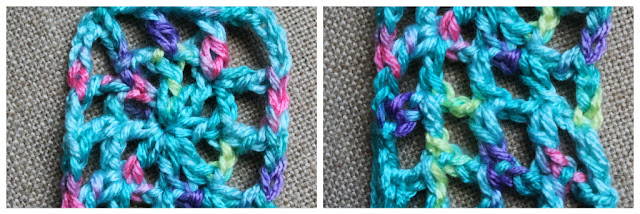 DIY // Free Crochet Pattern // Crochet Granny Squared Open Headband.