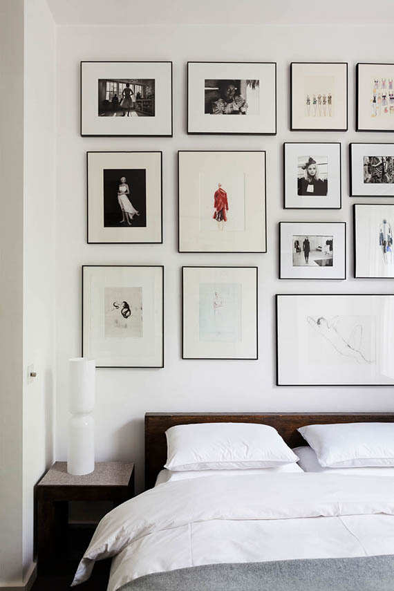  Bedroom gallery wall by Bertolini Architects