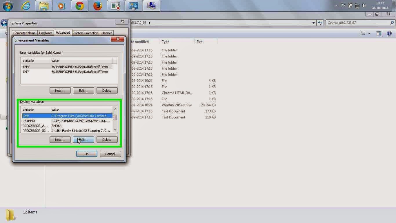 How to Set JAVA PATH(JAVA ENVIRONMENT VARIABLE) in Windows PC ? Geek