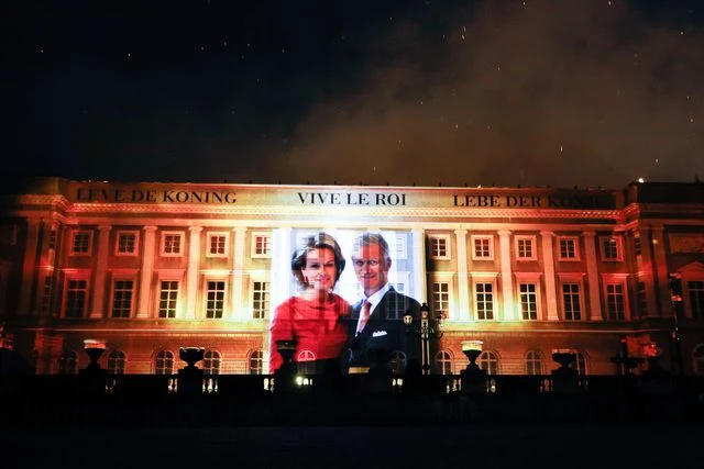  Firework display for The  New King and Queen of Belgium