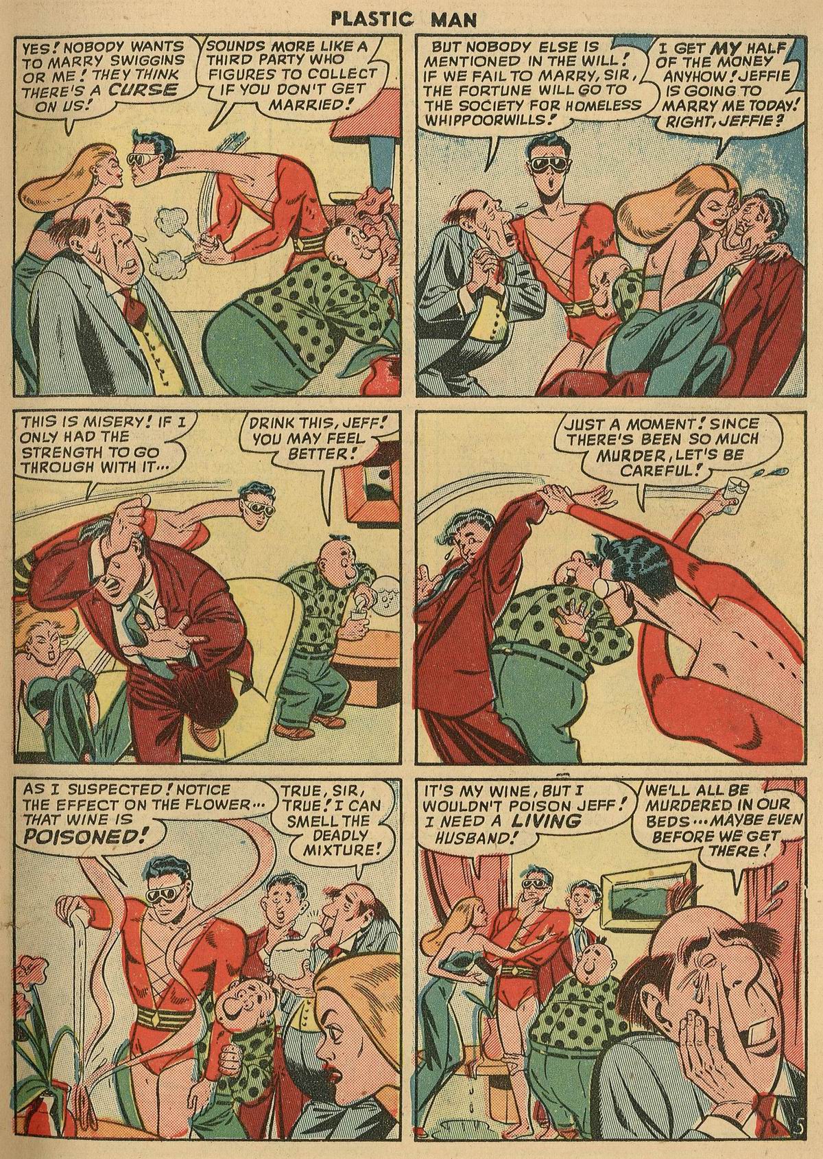 Read online Plastic Man (1943) comic -  Issue #16 - 8