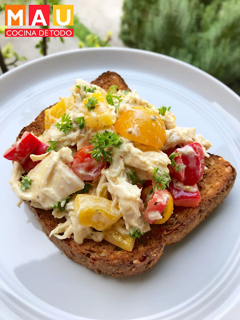 mau cocina de todo ensalada de pollo italiana receta facil