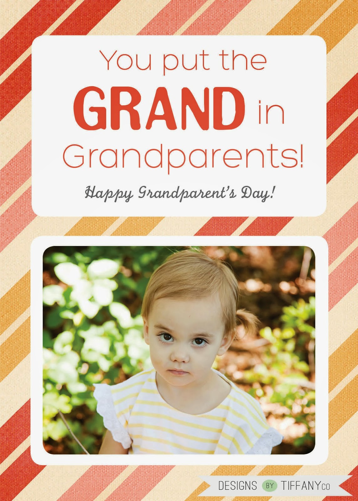 Grandparent&Amp;#39;S Day Card Free Printable - Designs By Tiffanyco