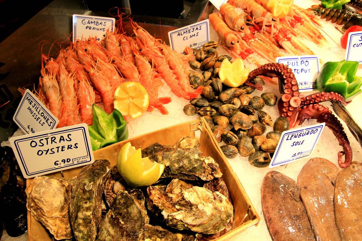 Restaurante marisquería en centro Barcelona