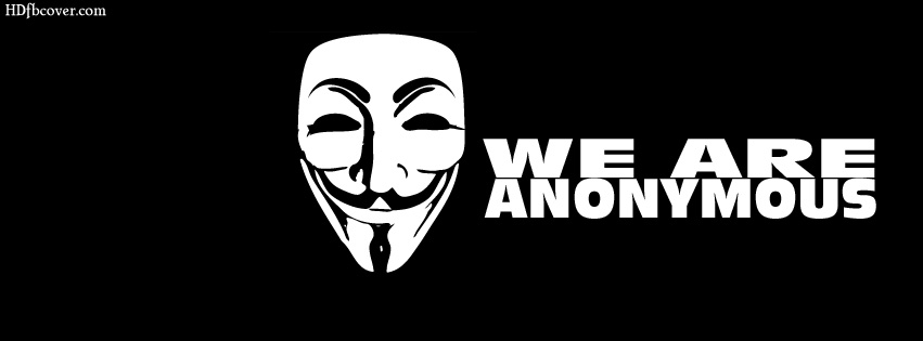 Ảnh bìa facebook hacker, ảnh bìa hacker Anonymous chất
