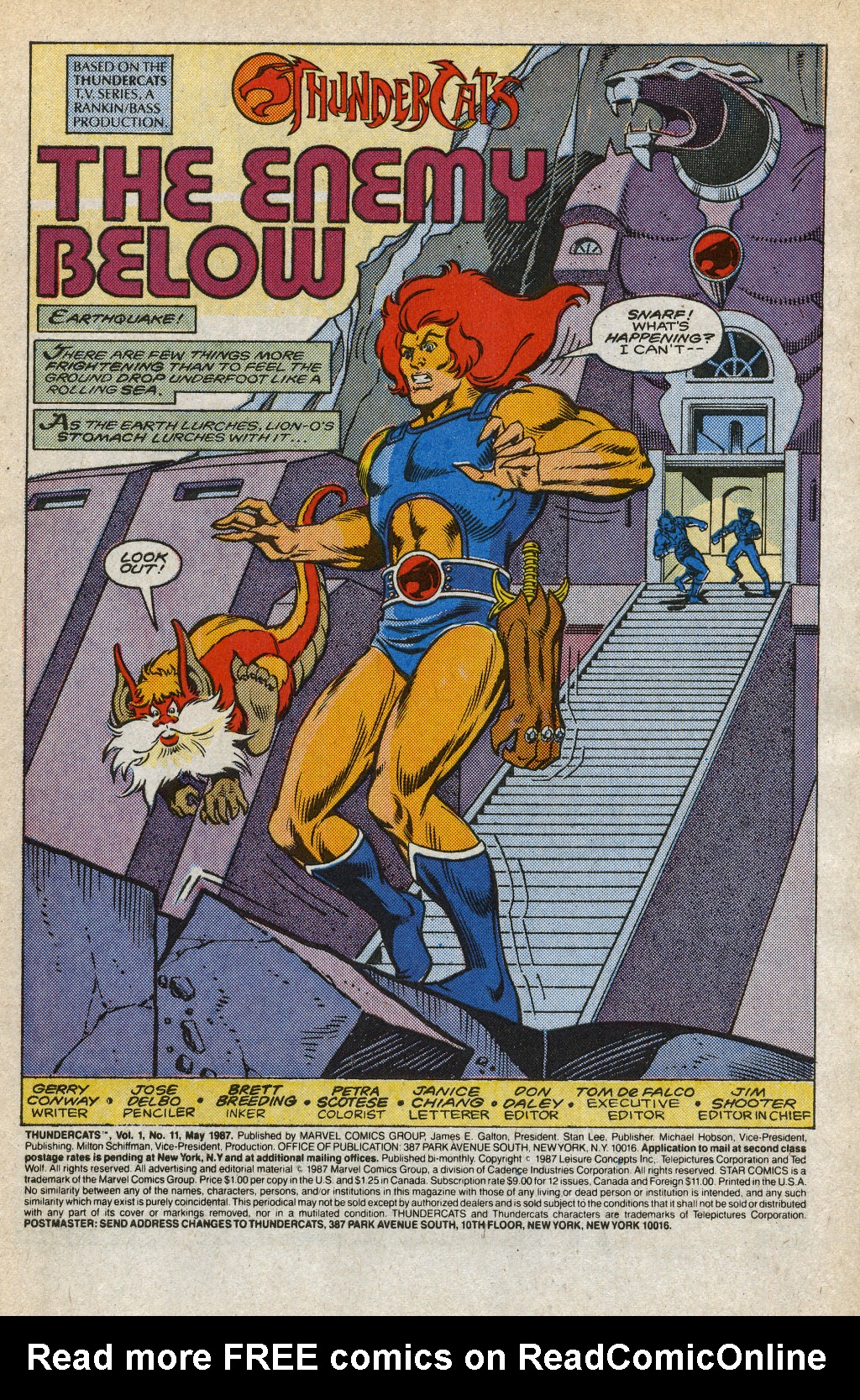 Read online ThunderCats (1985) comic -  Issue #11 - 3