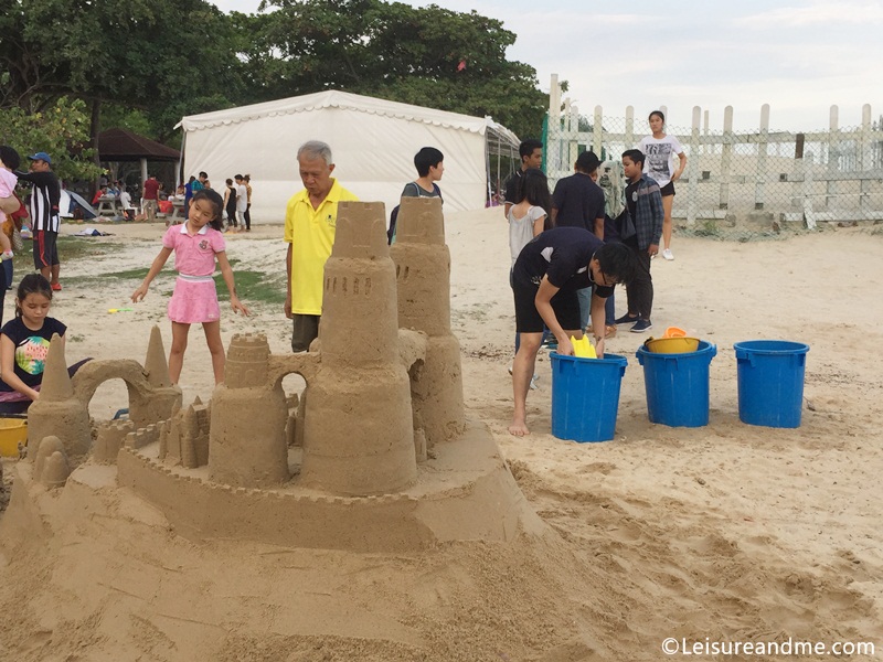 Sandcastles at East Coast Park-Singapore