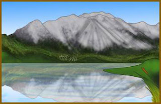 Super Simpel Menggambar Pegunungan