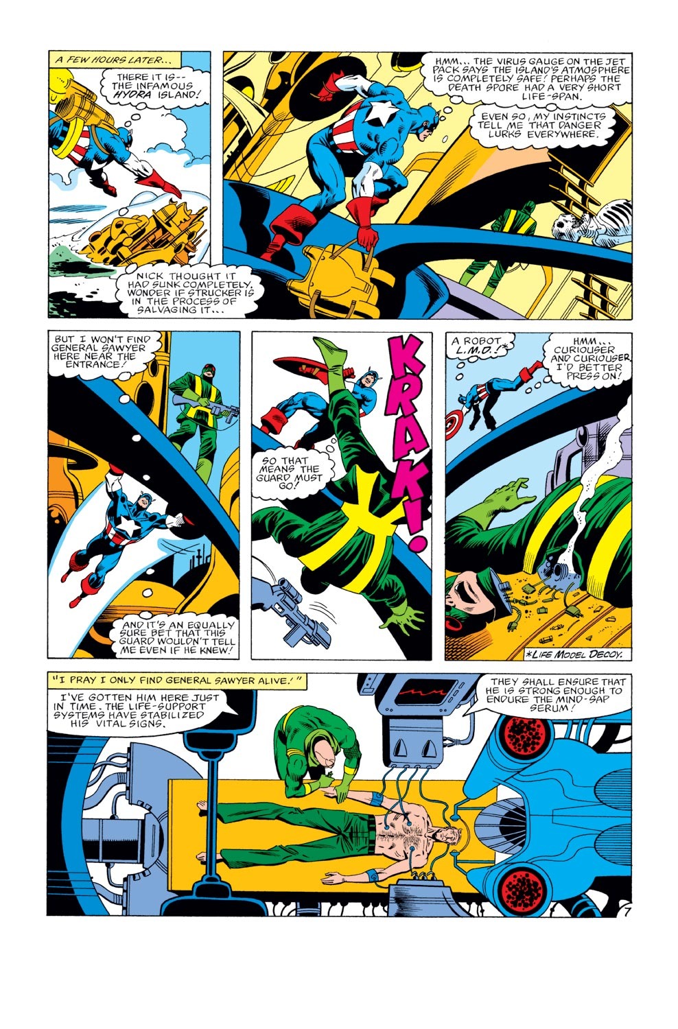Read online Captain America (1968) comic -  Issue #274 - 8