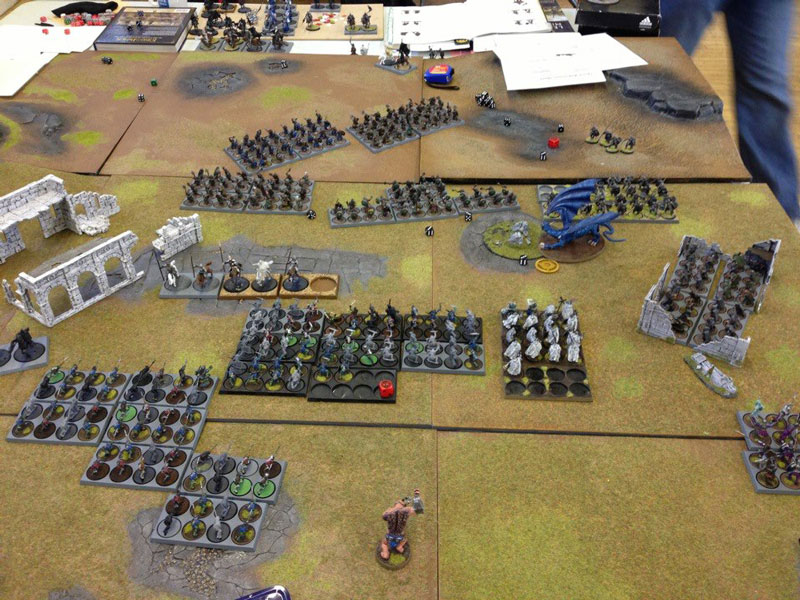 East Grinstead Wargaming Sussex WOTR Battlereport Gondor and