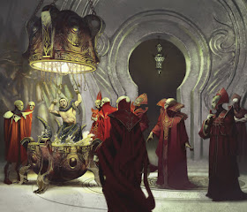 Red Wizards performing a ritual