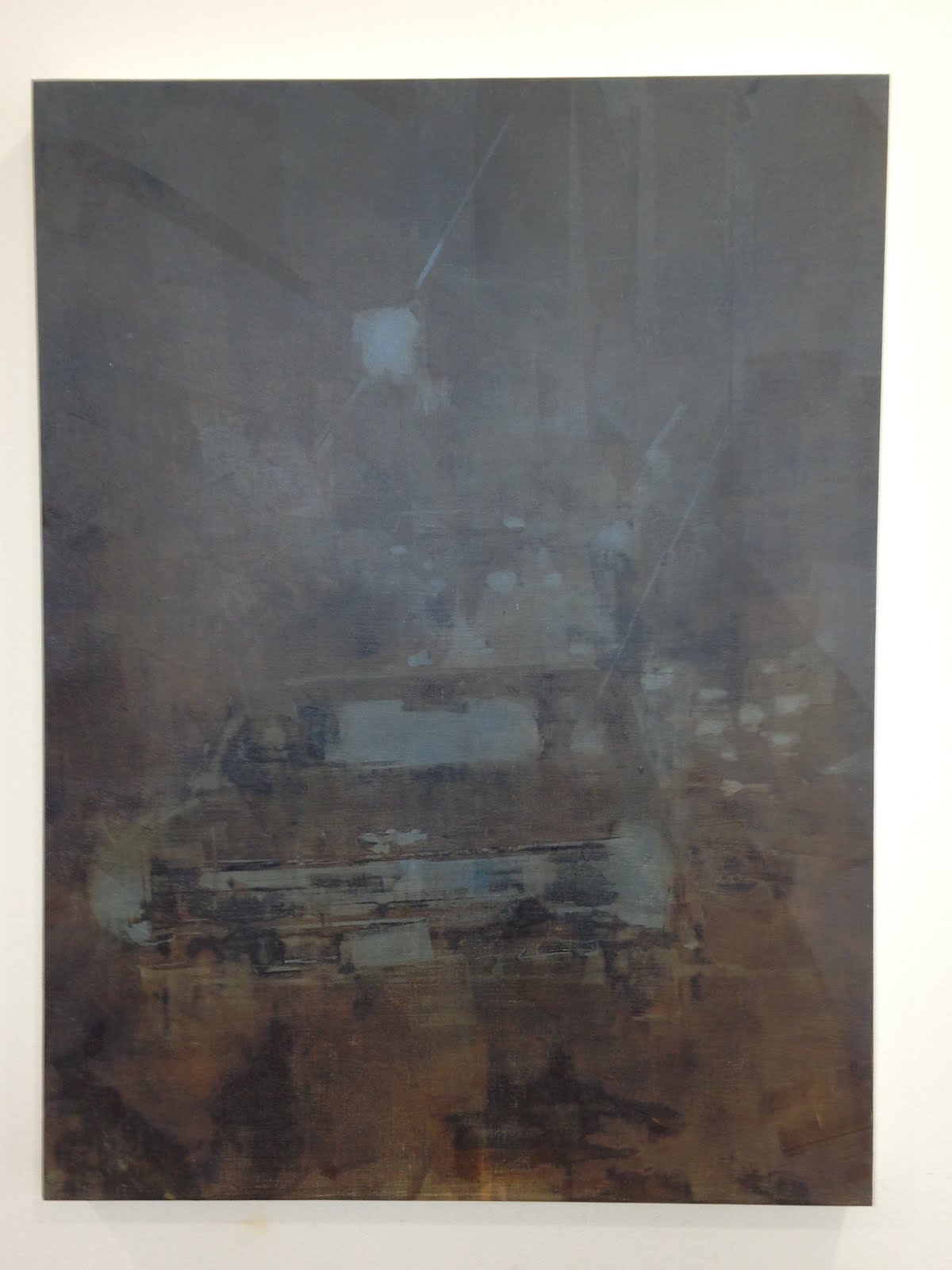 New Orleans oil painting Brayer painting with watersoluble oil paint