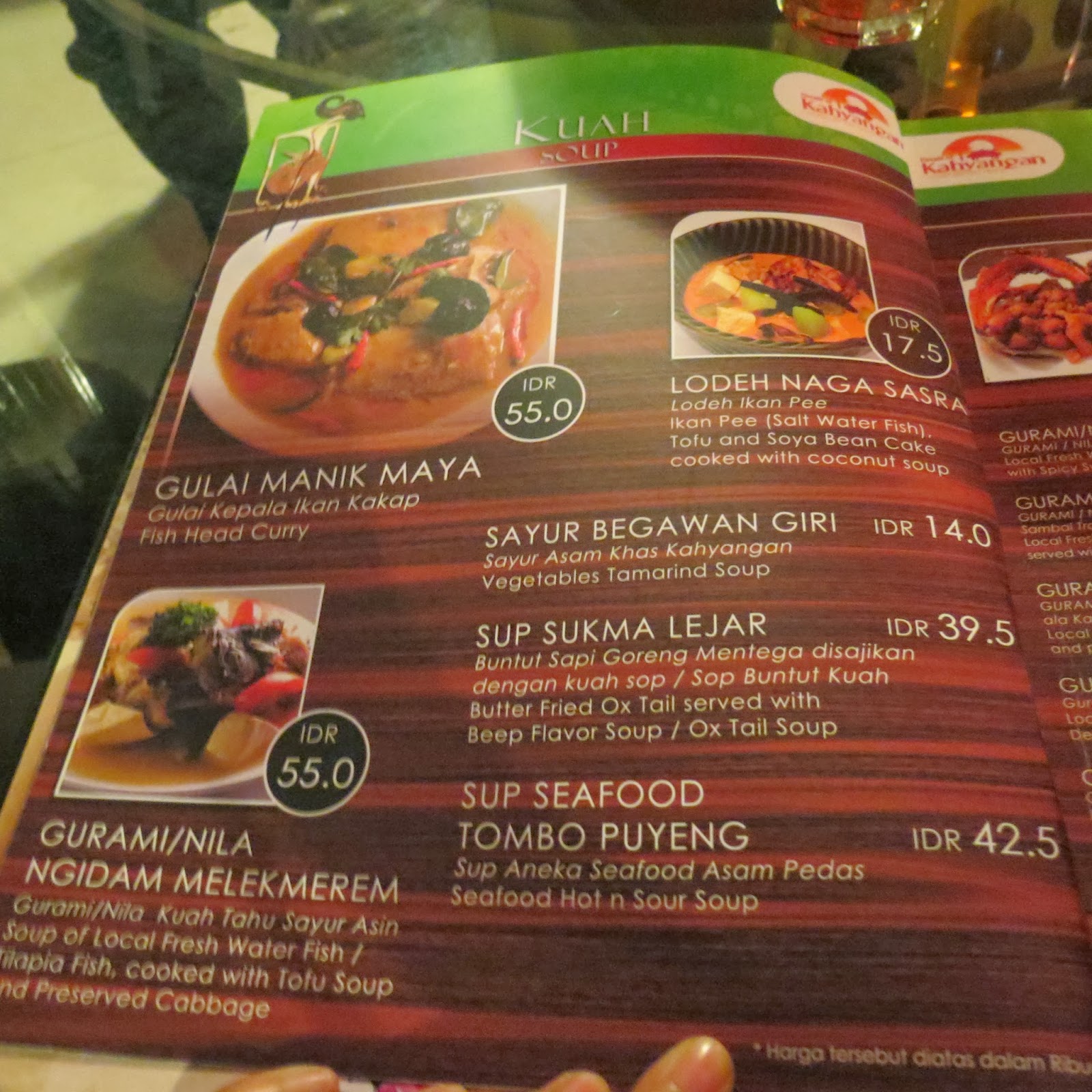 Surabaya Food Stalls & Restaurant Kahyangan Art Resto (GWalk)