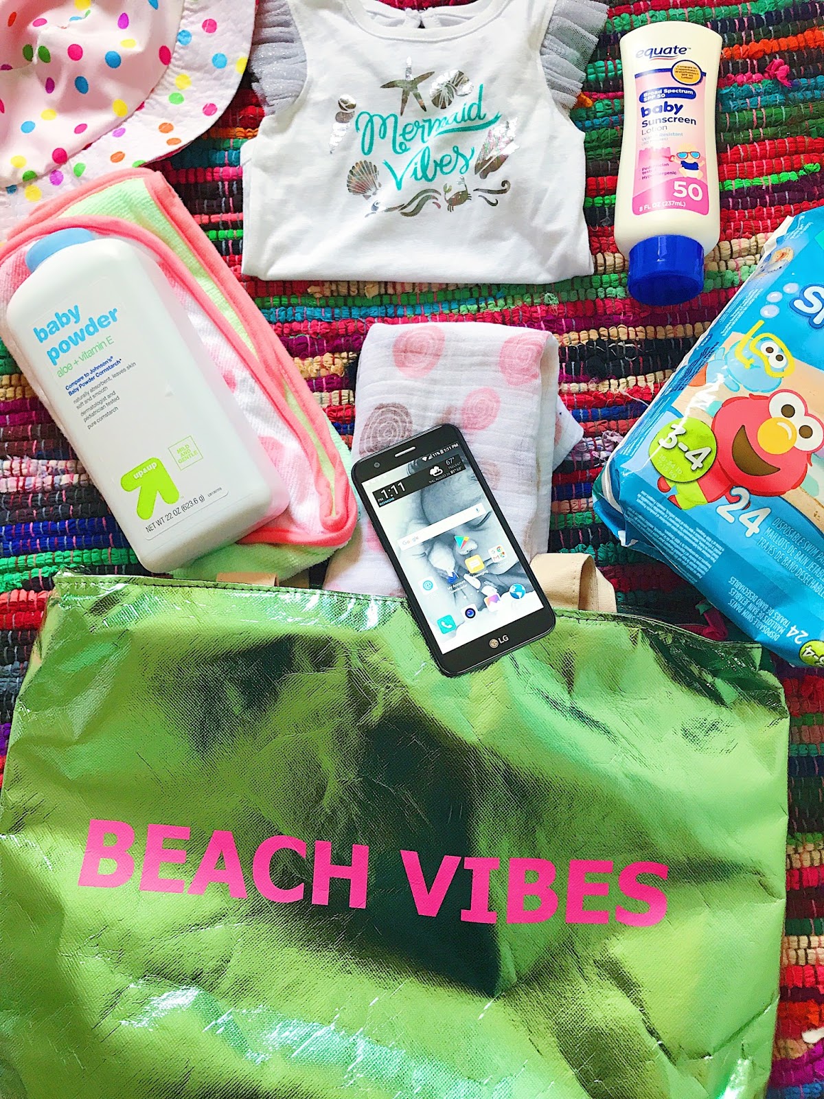 TRULY YOURS, A. Baby Beach Bag Essentials