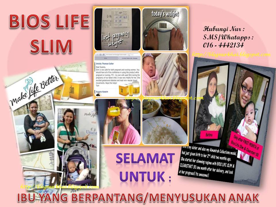 Testimoni Bios Life Slim - Pregnant & Nursing - .::Blog Kesihatan