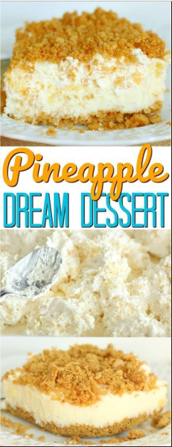 (Almost) No-Bake Pineapple Dream Dessert (Almost) No-Bake Pineapple Dream Dessert