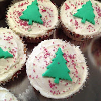 Christmas Sprinkles cupcakes