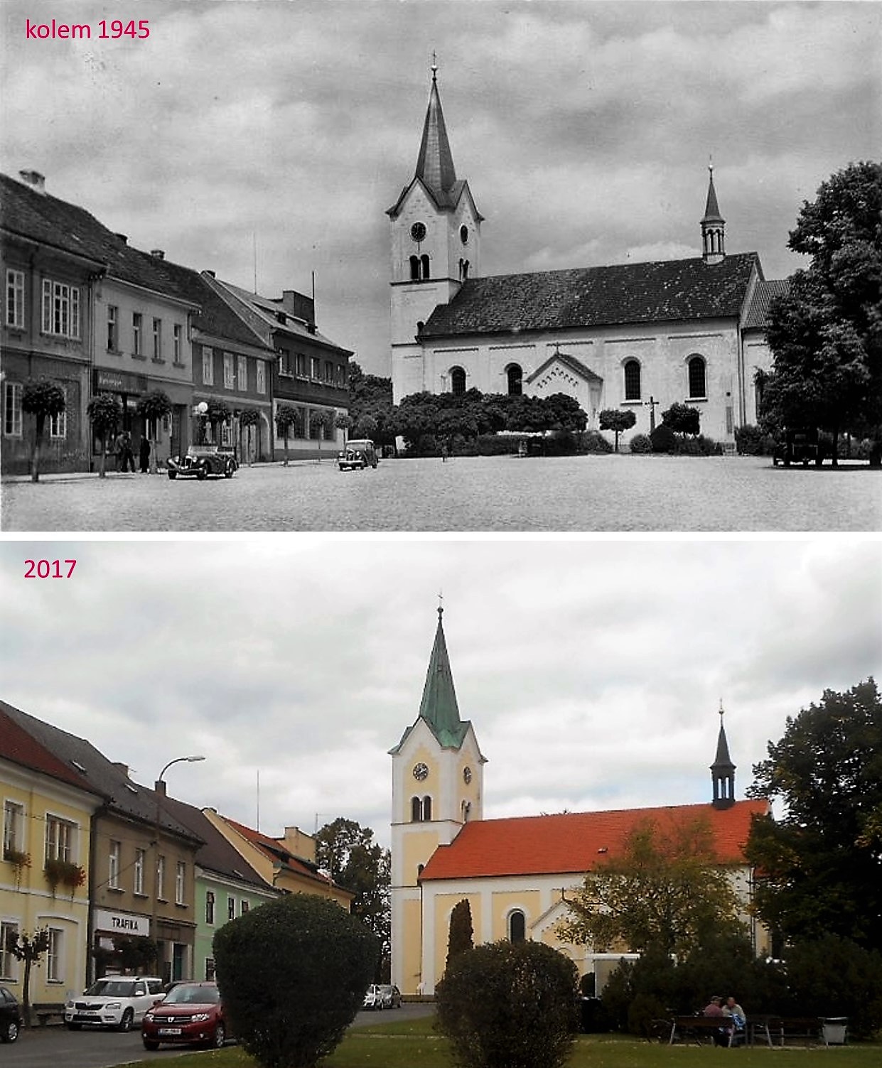 Přehled srovnávacích fotek SEDLEC (Středočeský kraj)