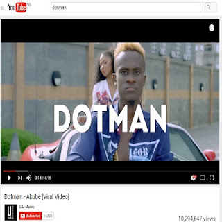 Dotman's Video For "Akube" Gains Over 10 Million Views
