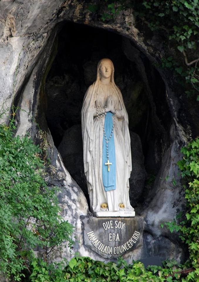 Nous fêtons aujourd'hui Notre Dame de Lourdes!