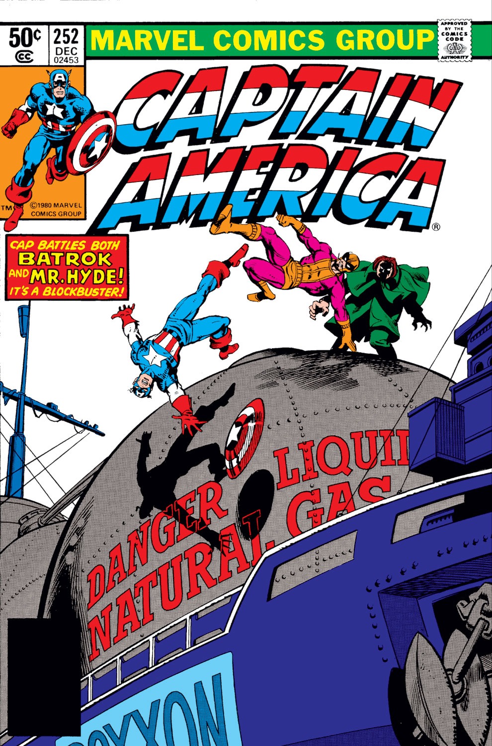 Read online Captain America (1968) comic -  Issue #252 - 1