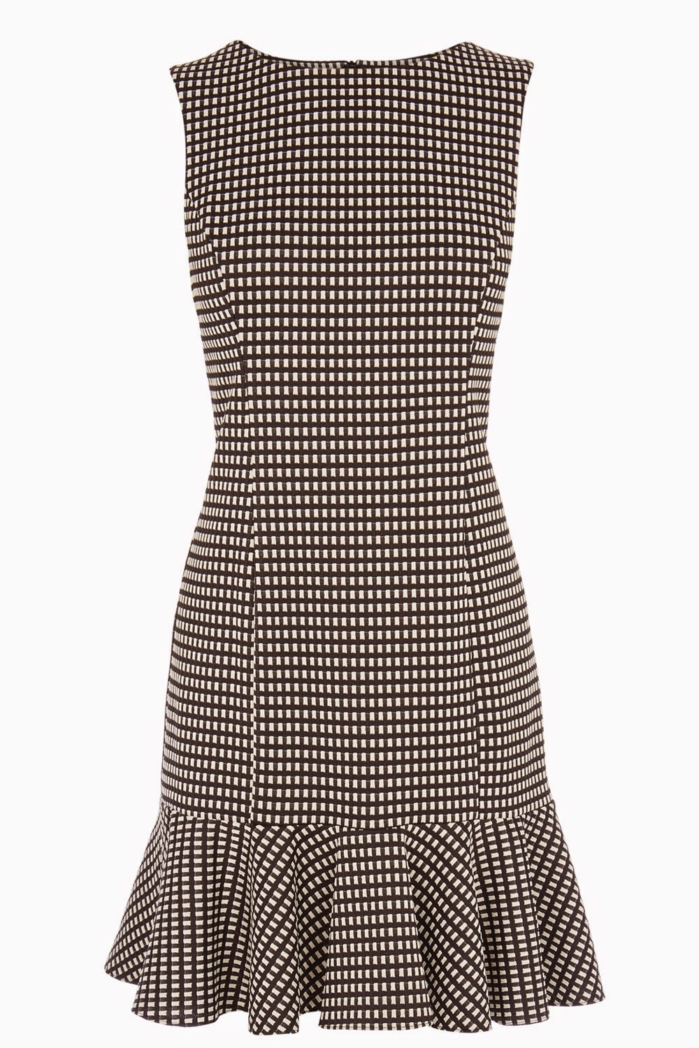 Miniskirt gingham dress