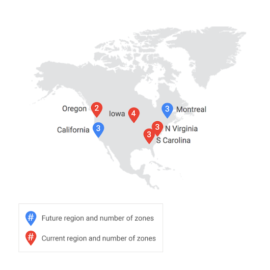 Google Cloud Platform launches Northern Virginia region