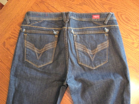 Jeans waist alteration - tutorial