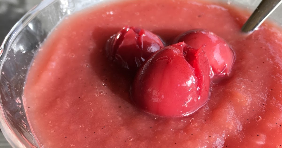 Compote pommes et cerises au Thermomix (4 personnes)