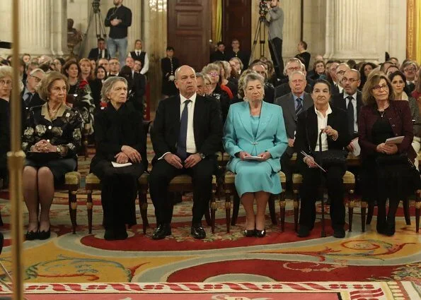 Queen Sofia and her sister Irene of Greece attended a concert given in honor of the victims of the Nazi Holocaust