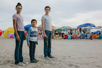 Storm Reid, Levi Miller and Deric McCabe in A Wrinkle in Time