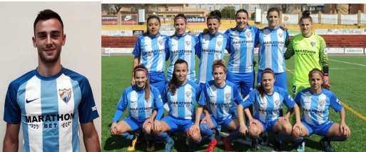 Atlético Malagueño y Málaga Femenino, mañana rueda de prensa de Jack Harper, Clavería, Pamela y María Ruiz