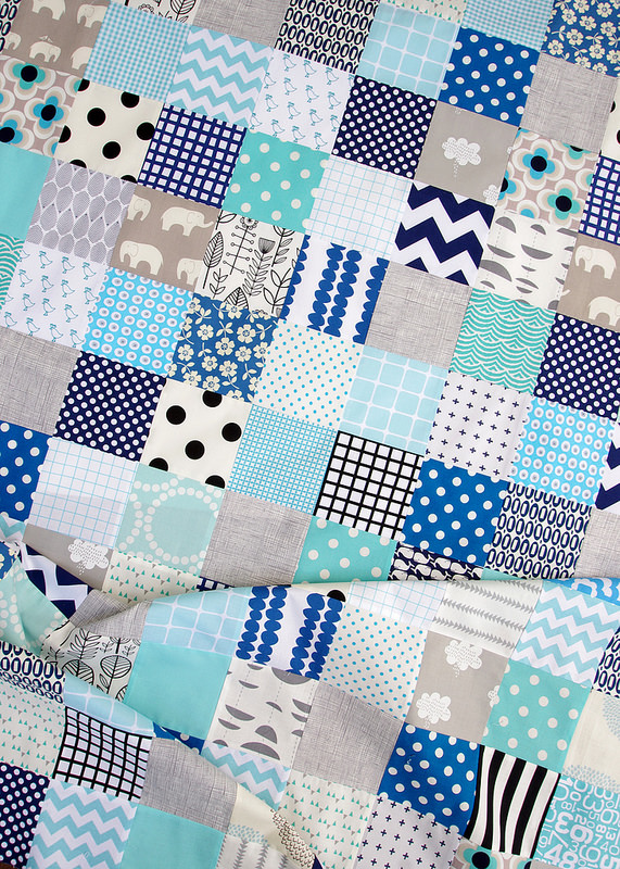 Baby Blues - Custom Order Quilt | Red Pepper Quilts
