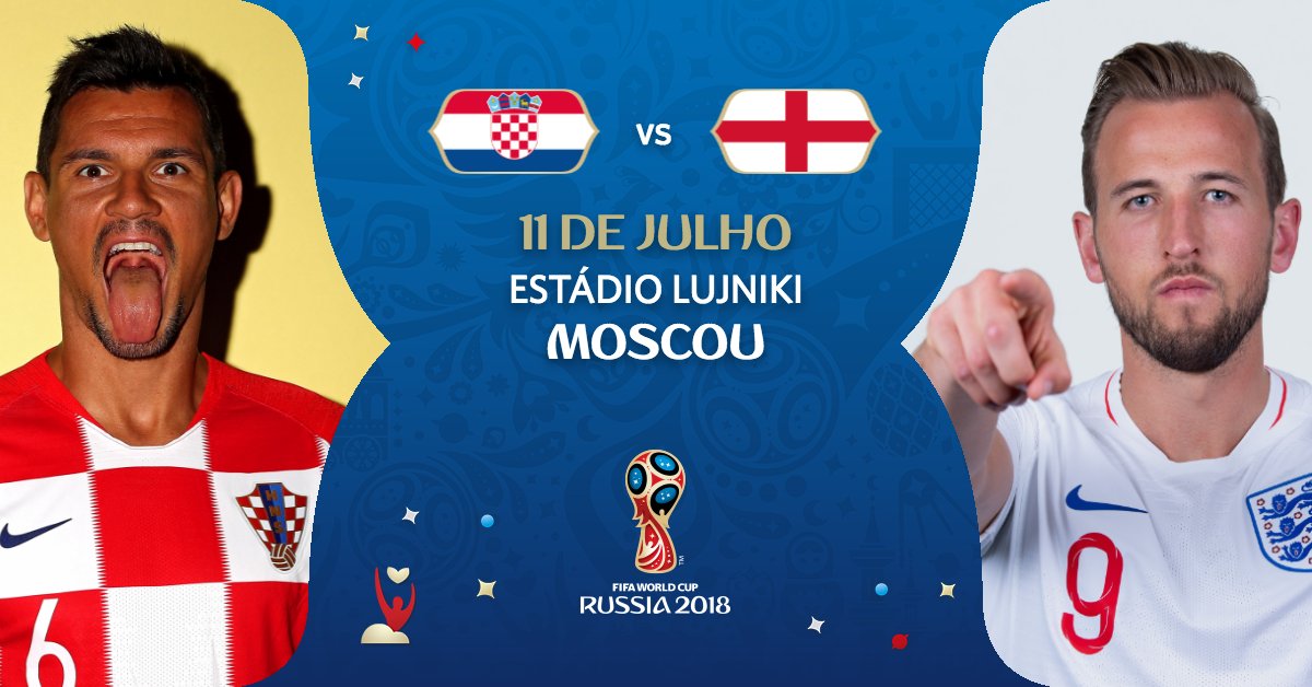 Inglaterra e Croácia definem segundo finalista da Rússia 2018