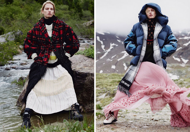 Многослойные образы с сочетанием верхней одежды