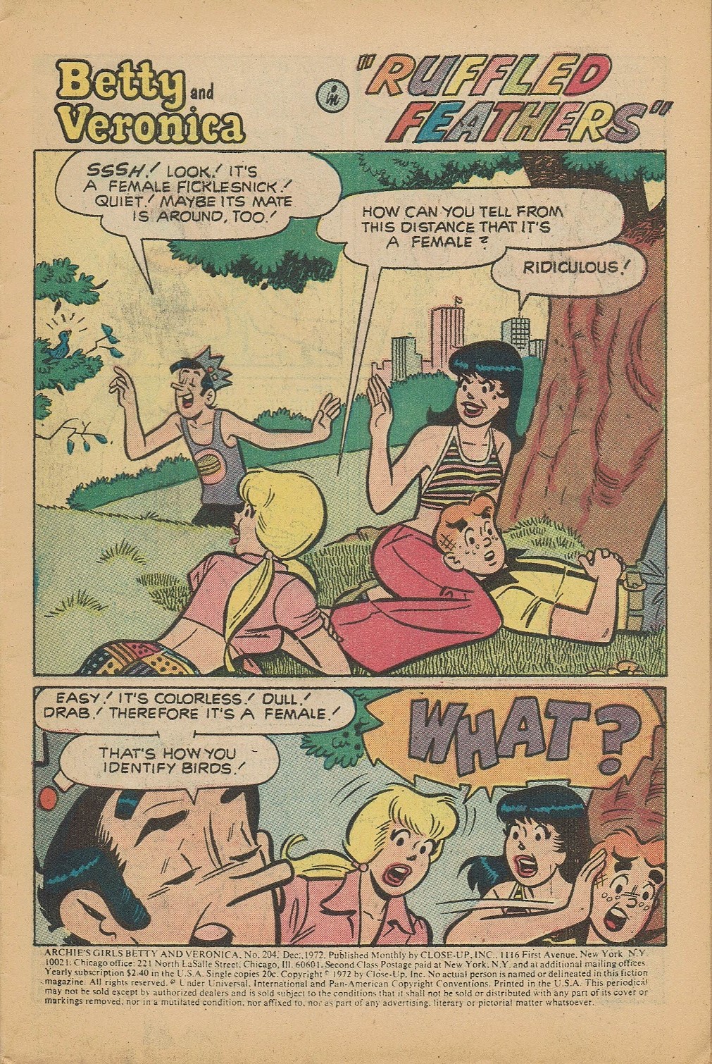 Read online Archie's Girls Betty and Veronica comic -  Issue #204 - 3