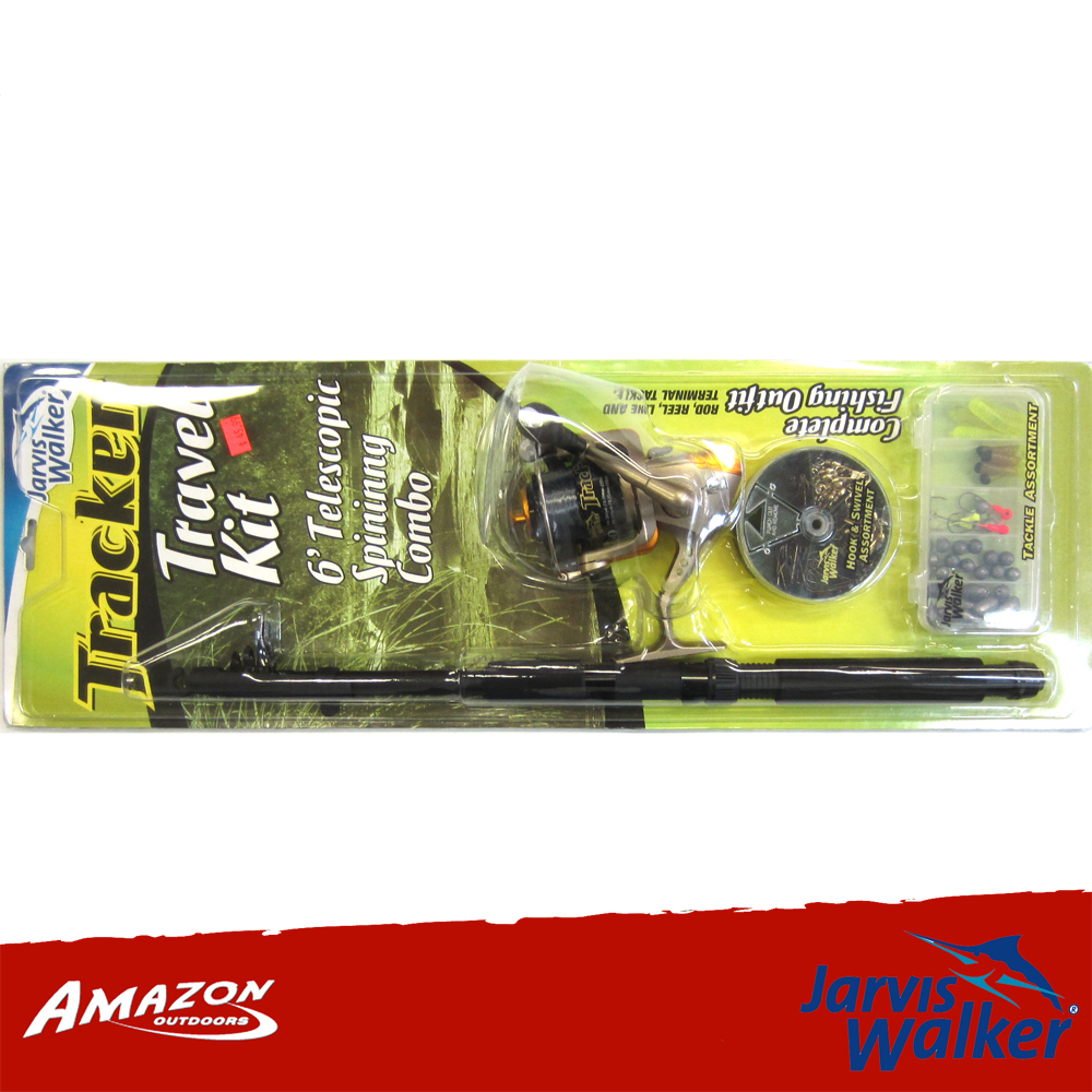 Survive the Elements Jarvis Walker Tracker Travel Complete Fishing Kit