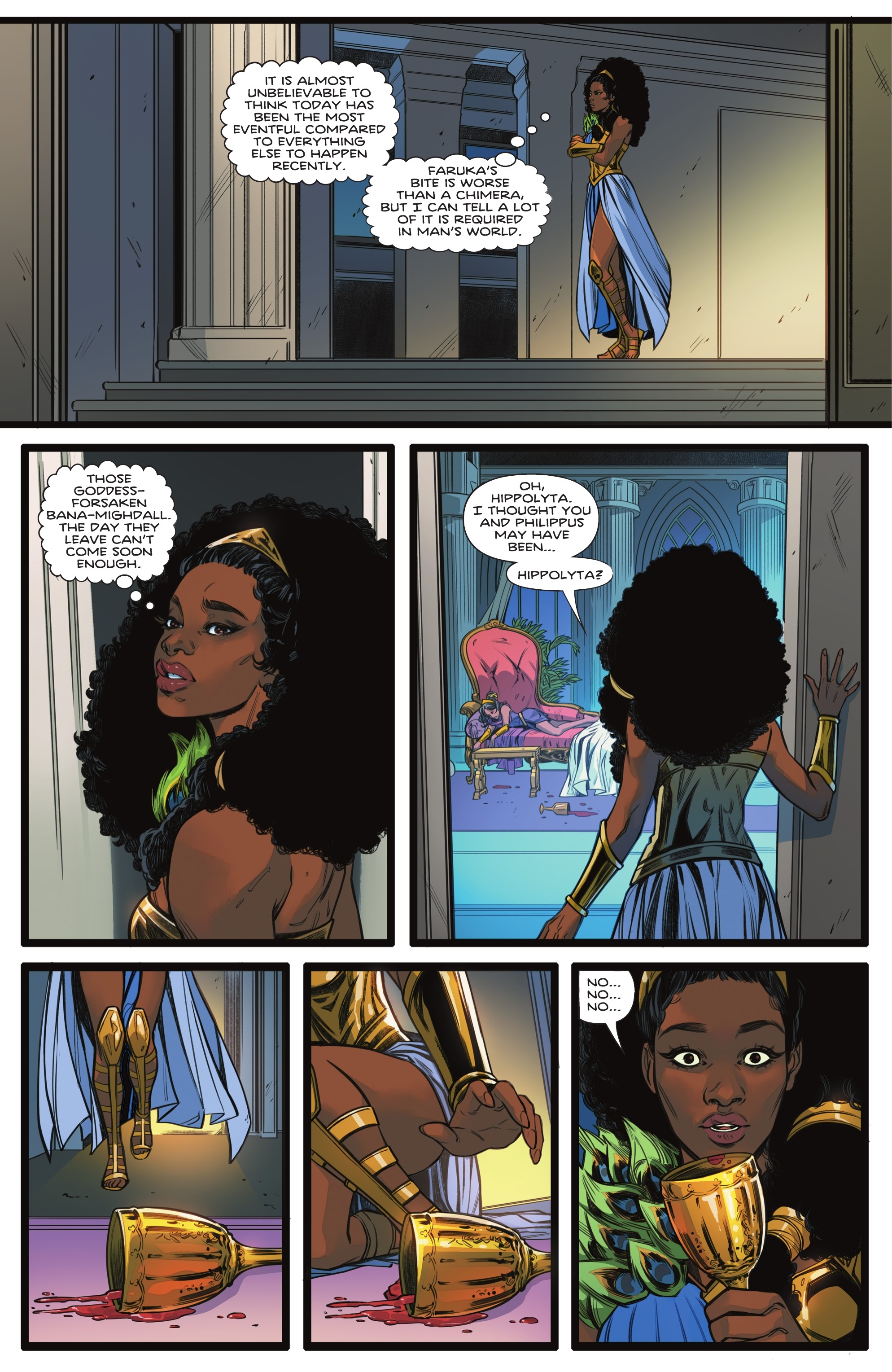 Read online Trial of the Amazons comic -  Issue #1 - 28