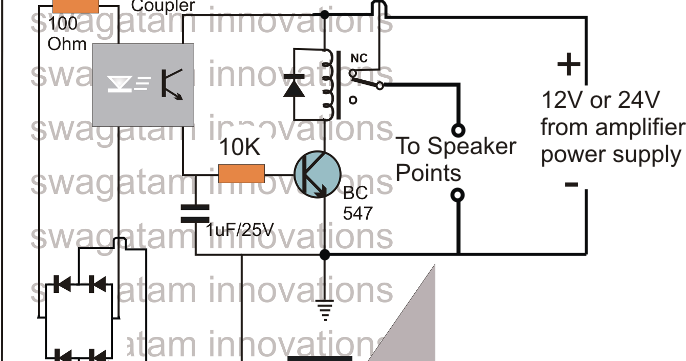 Make this Amplifier Short/Overload Protection Circuit ~ Electronic