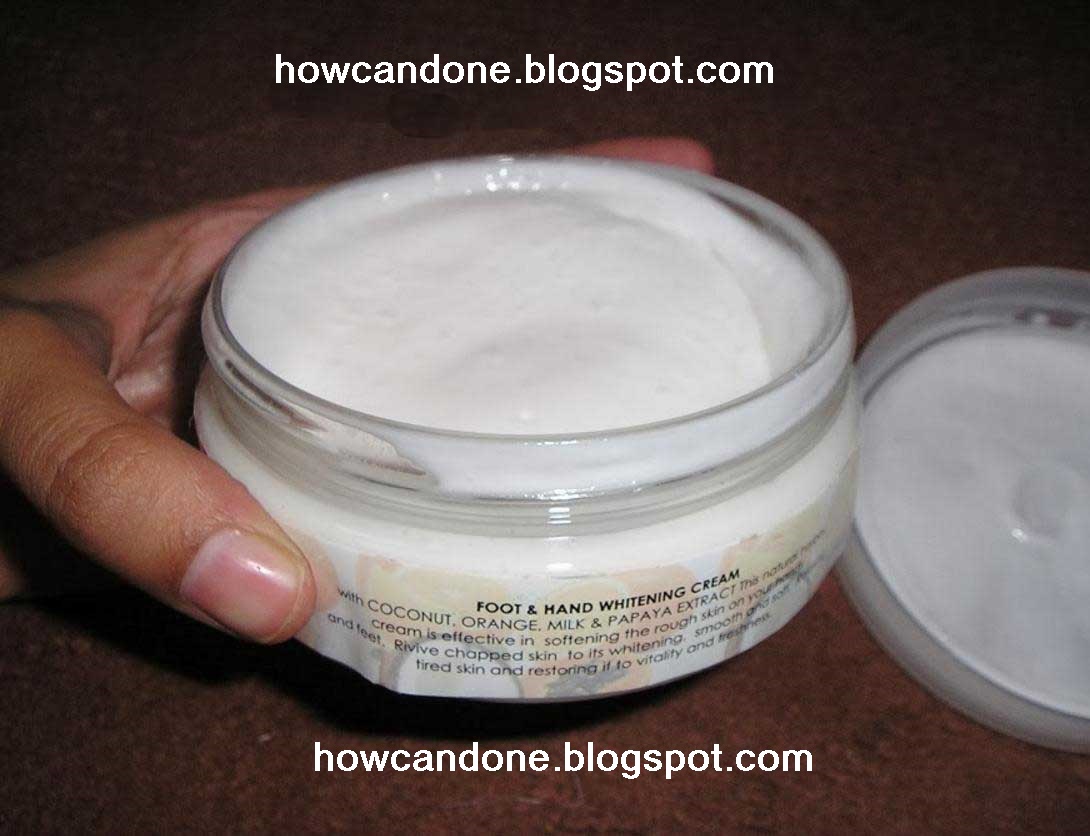 Foots And Hands Whitening Cream Formula i how do