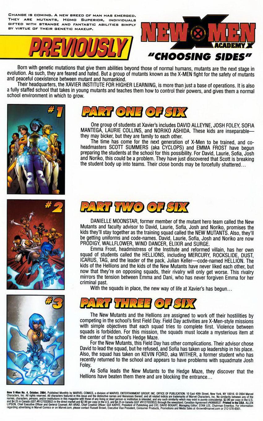 New X-Men v2 - Academy X new x-men #004 trang 2