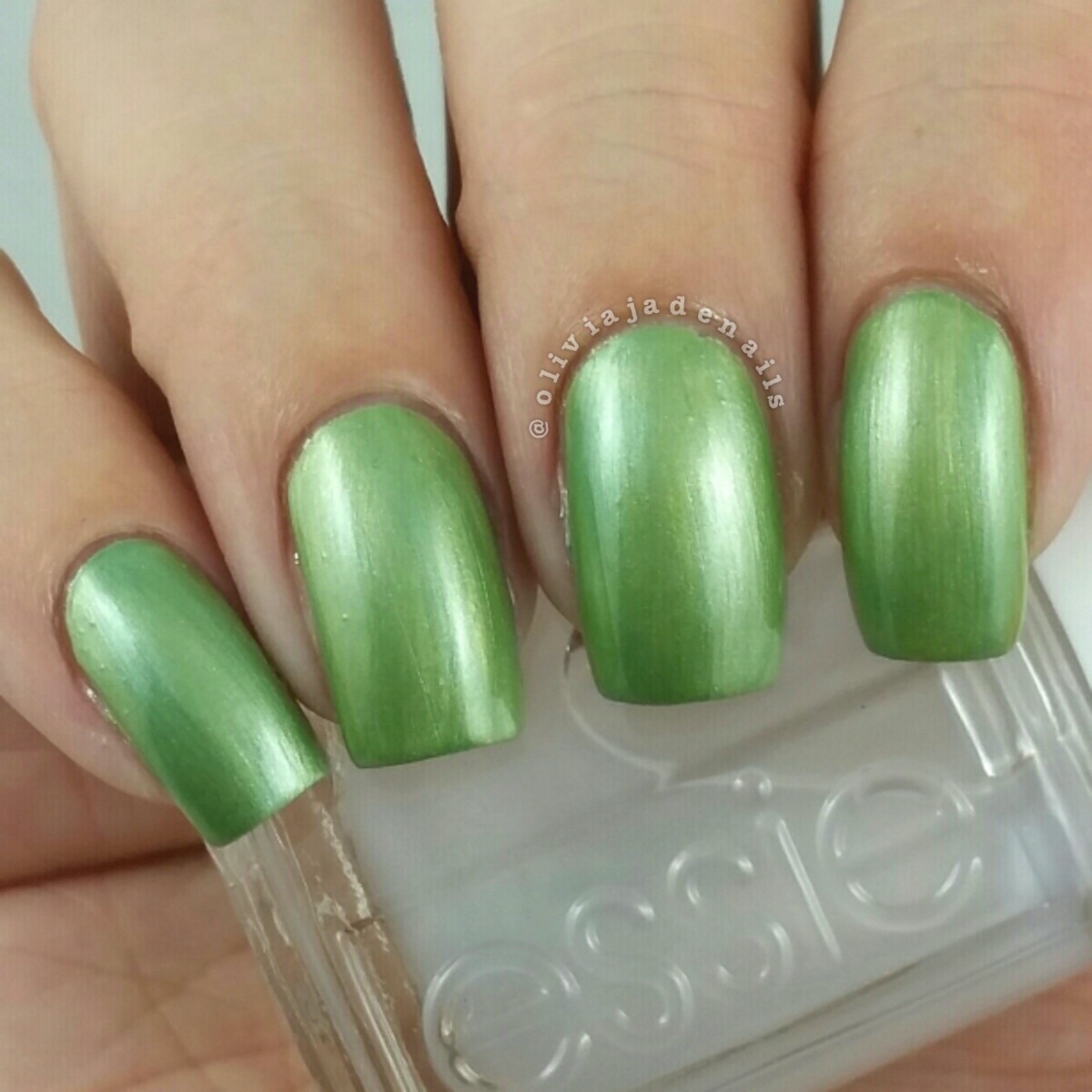 Essie Jade In Manhattan swatched by Olivia Jade Nails