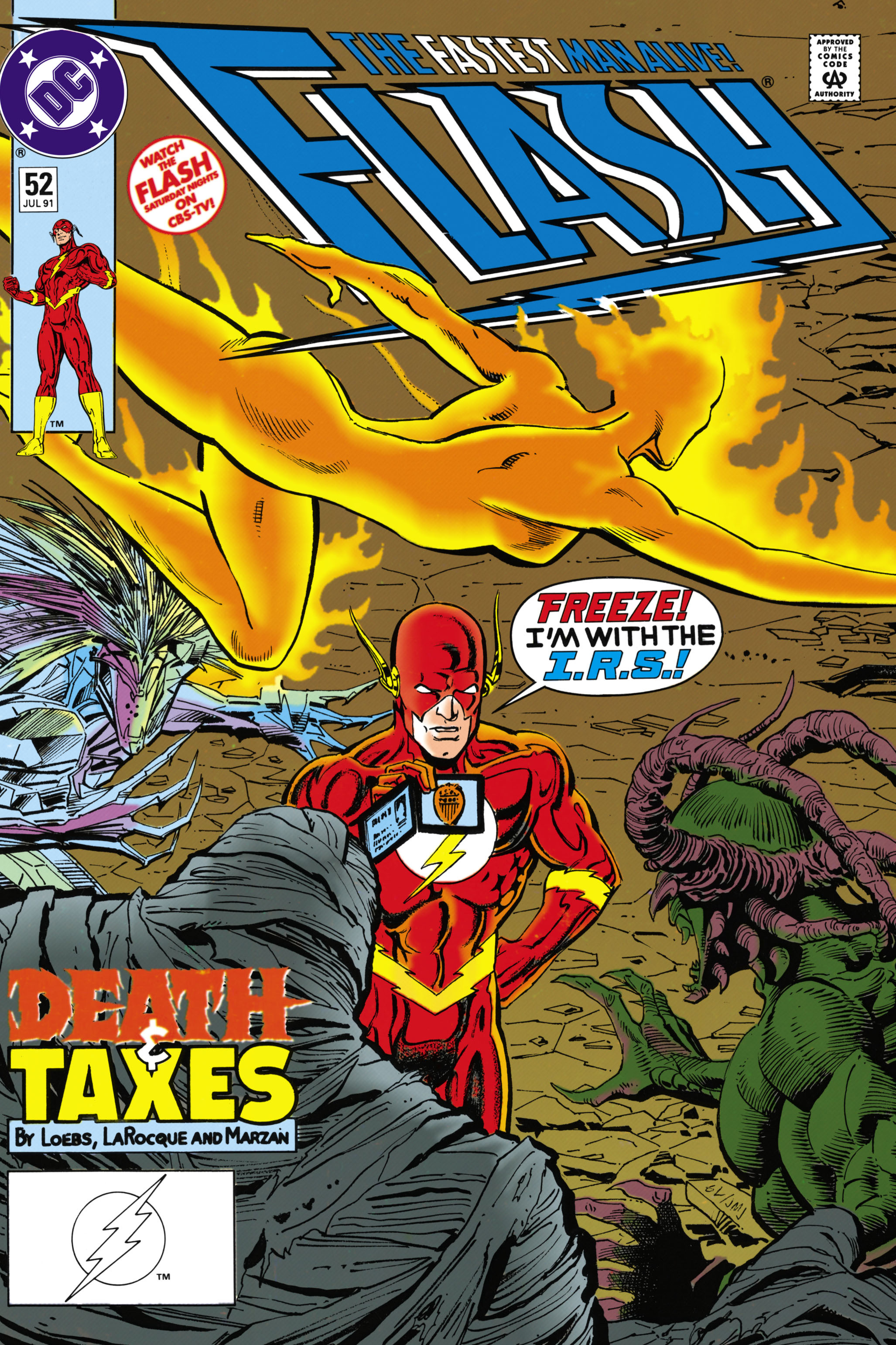 Read online The Flash (1987) comic -  Issue #52 - 1