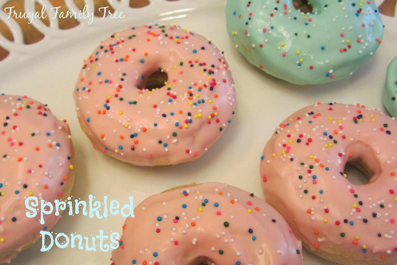 Yummy and Fun Make These Vanilla Sprinkled Donuts Frugal Family Tree
